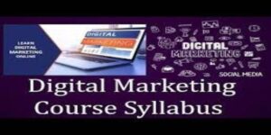 digital marketing course syllabus