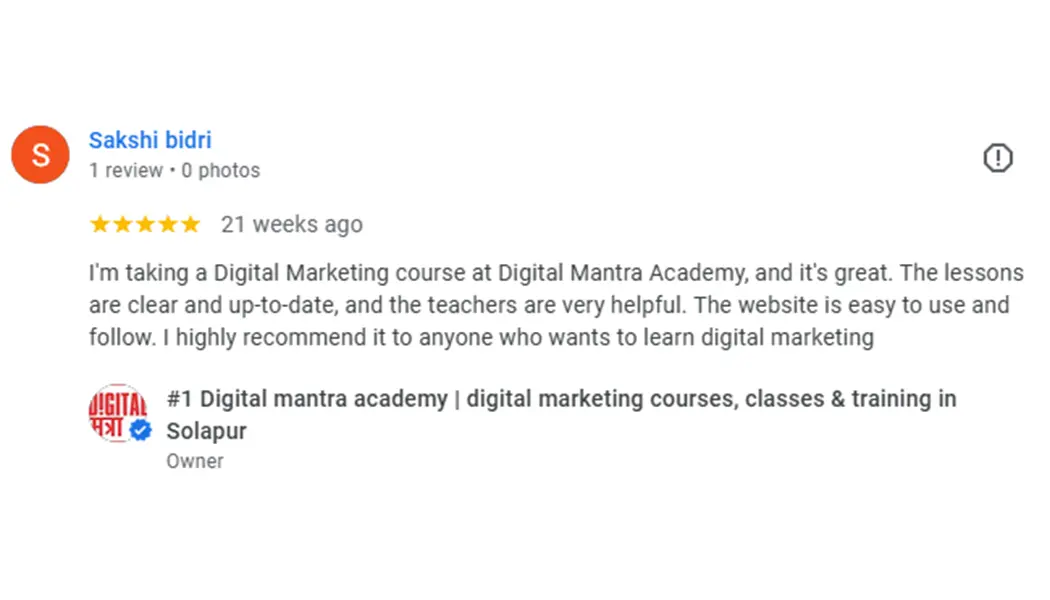 Digital Mantra Academy Review