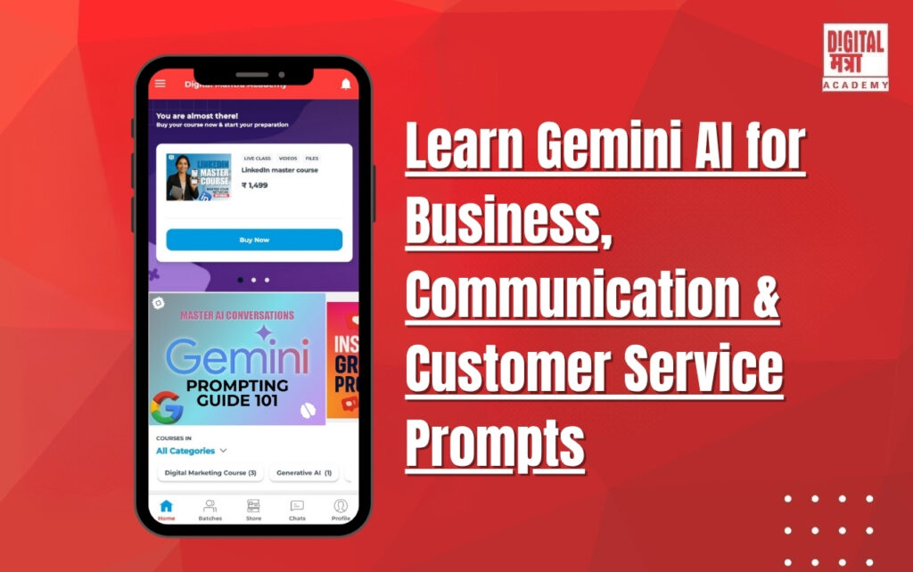 Learn Gemini AI for Business, Communication & Customer Service Prompts